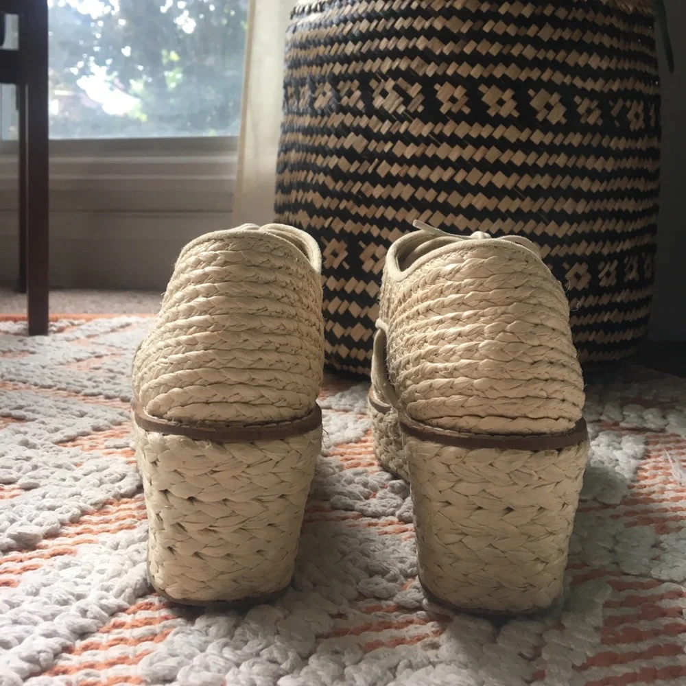 Shellys London Raffia Wedges - Picture 7 of 7